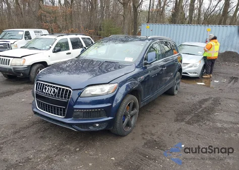 2014 Audi Q7 3.0T S Line Prestige from USA, damaged, VIN WA1DGAFE9ED015547